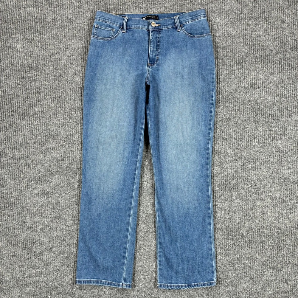 Lee 1889 Classic Fit Womens Straight Leg Jeans Size W32" Blue Denim Mid Rise